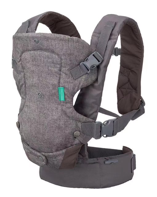 Gray baby carrier